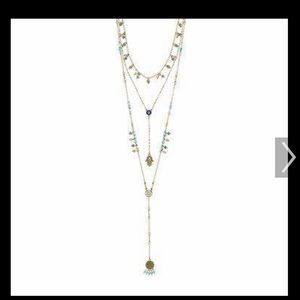 NWOT Chloe and Isabel Mystic Mandala Hamsa
Convertible Necklace